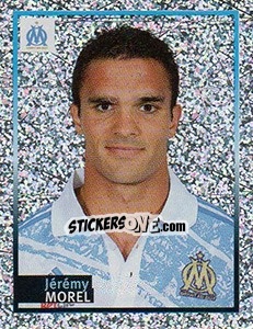 Sticker Jérémy Morel (portrait) - Olympique De Marseille 2011-2012 - Panini