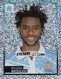 Figurina Nicolas Nkoulou (portrait) - Olympique De Marseille 2011-2012 - Panini