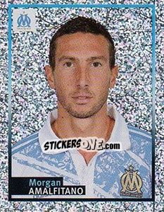Sticker Morgan Amalfitano (portrait) - Olympique De Marseille 2011-2012 - Panini