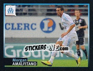 Sticker Morgan Amalfitano - Olympique De Marseille 2011-2012 n. 56 - Panini