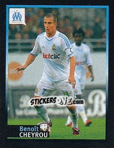 Cromo Benoît Cheyrou - Olympique De Marseille 2011-2012 - Panini