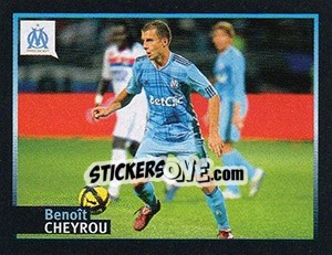 Cromo Benoît Cheyrou - Olympique De Marseille 2011-2012 - Panini