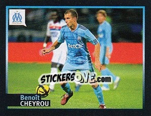Sticker Benoît Cheyrou - Olympique De Marseille 2011-2012 n. 60 - Panini