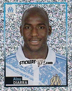 Sticker Alou Diarra (portrait) - Olympique De Marseille 2011-2012 - Panini