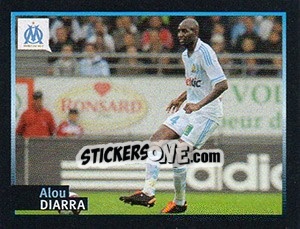 Sticker Alou Diarra - Olympique De Marseille 2011-2012 n. 64 - Panini