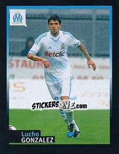 Sticker Lucho Gonzalez - Olympique De Marseille 2011-2012 n. 67 - Panini