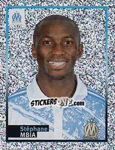 Sticker Stéphane Mbia (portrait) - Olympique De Marseille 2011-2012 - Panini