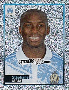 Sticker Stéphane Mbia (portrait) - Olympique De Marseille 2011-2012 n. 74 - Panini