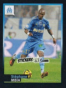 Sticker Stéphane Mbia - Olympique De Marseille 2011-2012 n. 75 - Panini