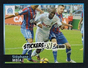 Sticker Stéphane Mbia - Olympique De Marseille 2011-2012 - Panini