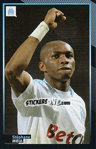 Sticker Stéphane Mbia - Olympique De Marseille 2011-2012 - Panini