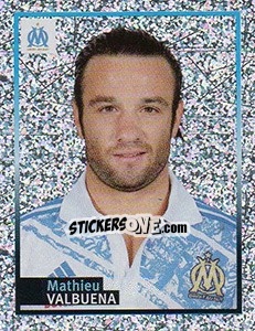 Figurina Mathieu Valbuena (portrait) - Olympique De Marseille 2011-2012 - Panini