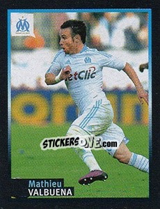 Sticker Mathieu Valbuena - Olympique De Marseille 2011-2012 - Panini