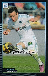 Sticker Mathieu Valbuena - Olympique De Marseille 2011-2012 n. 81 - Panini