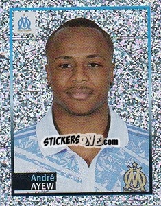 Sticker André Ayew (portrait) - Olympique De Marseille 2011-2012 n. 82 - Panini