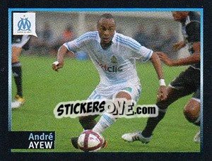 Cromo André Ayew - Olympique De Marseille 2011-2012 - Panini