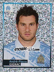 Sticker André-Pierre Gignac (portrait) - Olympique De Marseille 2011-2012 - Panini