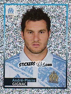 Sticker André-Pierre Gignac (portrait) - Olympique De Marseille 2011-2012 n. 86 - Panini