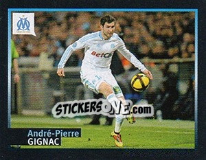 Cromo André-Pierre Gignac - Olympique De Marseille 2011-2012 - Panini