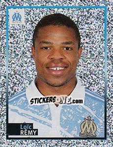 Sticker Loïc Rémy (portrait) - Olympique De Marseille 2011-2012 - Panini