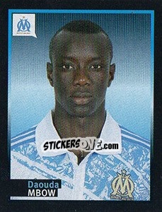 Figurina Daouda Mbow - Olympique De Marseille 2011-2012 - Panini