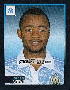 Sticker Jordan Ayew - Olympique De Marseille 2011-2012 - Panini