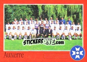 Sticker Équipe d'Auxerre - FOOT 1996-1997 n. 2 - Panini