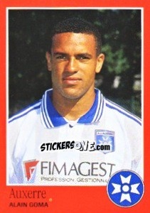 Figurina Alain Goma - FOOT 1996-1997 n. 4 - Panini
