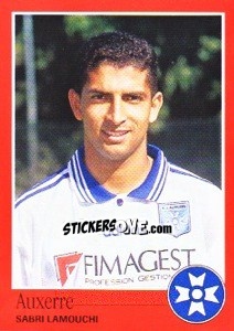 Sticker Sabri Lamouchi - FOOT 1996-1997 n. 8 - Panini