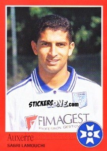 Cromo Sabri Lamouchi - FOOT 1996-1997 - Panini