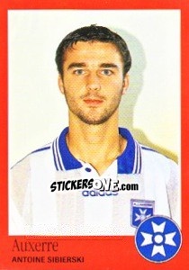 Sticker Antoine Sibierski - FOOT 1996-1997 n. 9 - Panini