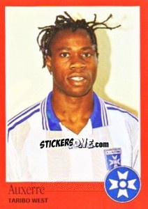 Sticker Taribo West - FOOT 1996-1997 n. 11 - Panini