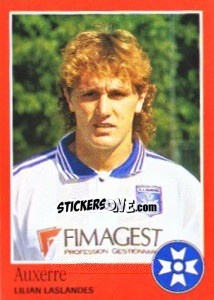 Cromo Lilian Laslandes - FOOT 1996-1997 n. 14 - Panini
