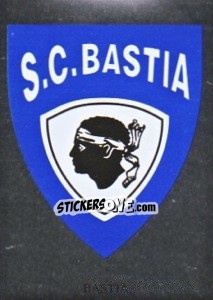 Sticker Écusson de Bastia - FOOT 1996-1997 - Panini