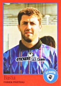 Cromo Fabien Piveteau - FOOT 1996-1997 - Panini