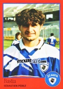 Sticker Sébastien Pérez - FOOT 1996-1997 n. 19 - Panini