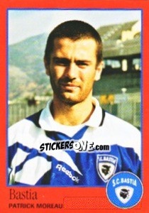 Sticker Patrick Moreau - FOOT 1996-1997 - Panini