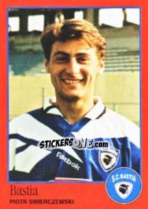 Sticker Piotr Swierczewski - FOOT 1996-1997 - Panini