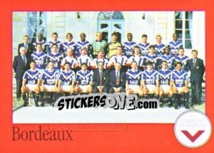 Sticker Équipe de Bordeaux - FOOT 1996-1997 n. 32 - Panini
