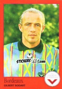 Sticker Gilbert Bodart - FOOT 1996-1997 - Panini