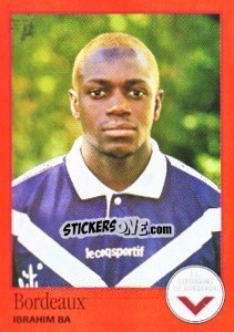 Sticker Ibrrahim Ba - FOOT 1996-1997 - Panini