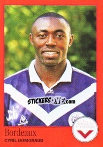 Sticker Cyril Domaraud - FOOT 1996-1997 n. 37 - Panini