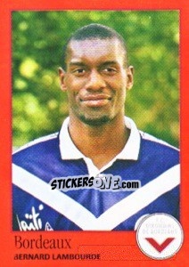 Sticker Bernard Lambourde - FOOT 1996-1997 n. 38 - Panini