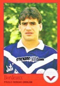 Figurina Paolo Sergio Gralak - FOOT 1996-1997 - Panini