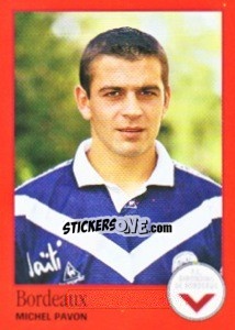 Figurina Michel Pavon - FOOT 1996-1997 - Panini