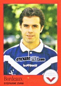 Sticker Stéphane Ziani - FOOT 1996-1997 - Panini