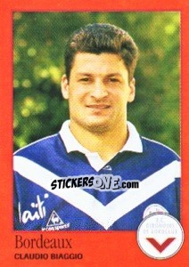 Sticker Claudio Biaggio - FOOT 1996-1997 n. 44 - Panini