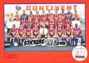 Sticker Équipe de Caen - FOOT 1996-1997 n. 47 - Panini