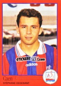 Sticker Stéphane Dedebant - FOOT 1996-1997 n. 54 - Panini