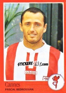 Sticker Pascal Bedrossian - FOOT 1996-1997 - Panini